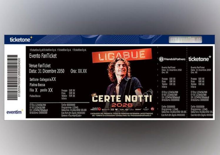LIGABUE CERTE NOTTI 2026